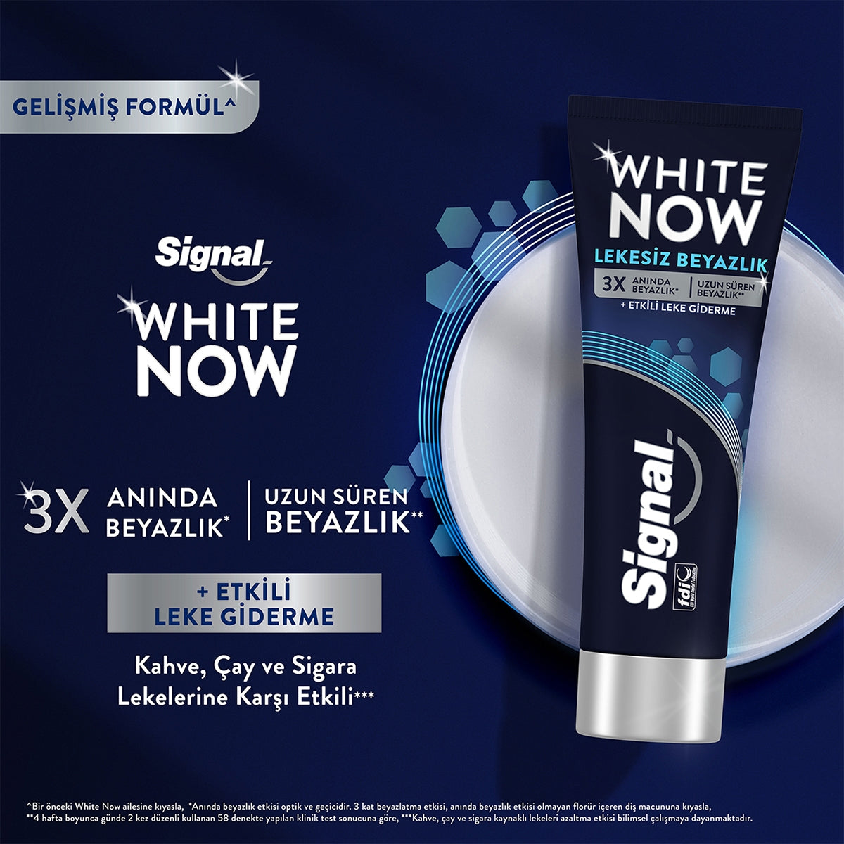 White Now Diş Macunu Lekesiz Beyazlık 75 ml