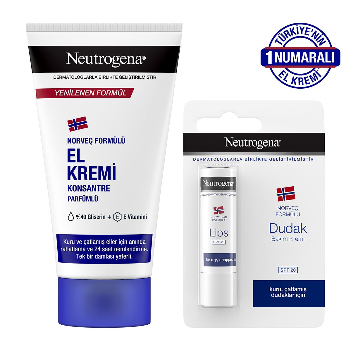 El Kremi Parfümlü 75 ml+ Dudak Kremi 4,8 G