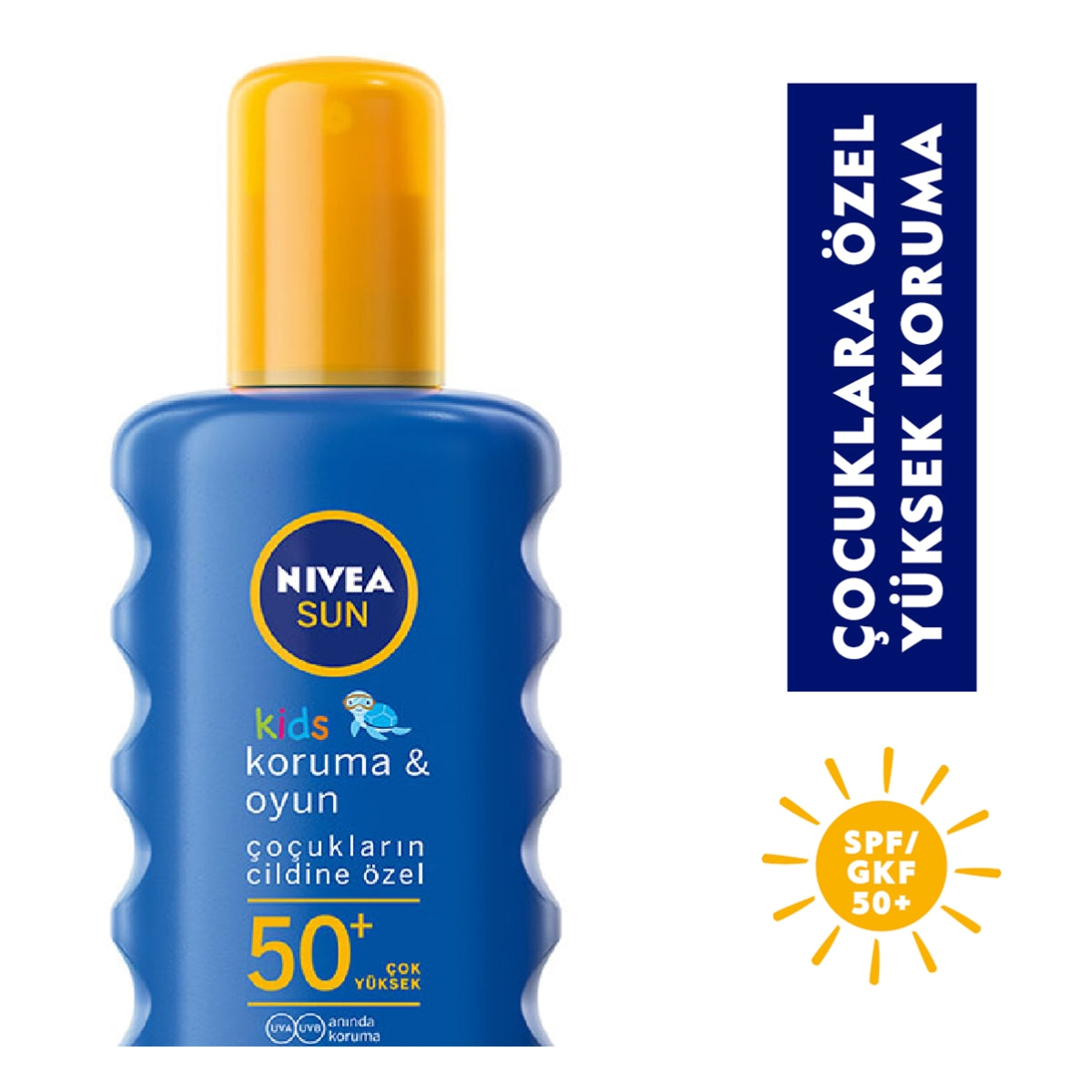 Renkli Çocuk Güneş Spreyi Spf50 200 ml