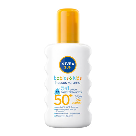 Çocuk Güneş Spreyi Hassas Spf50 200 ml