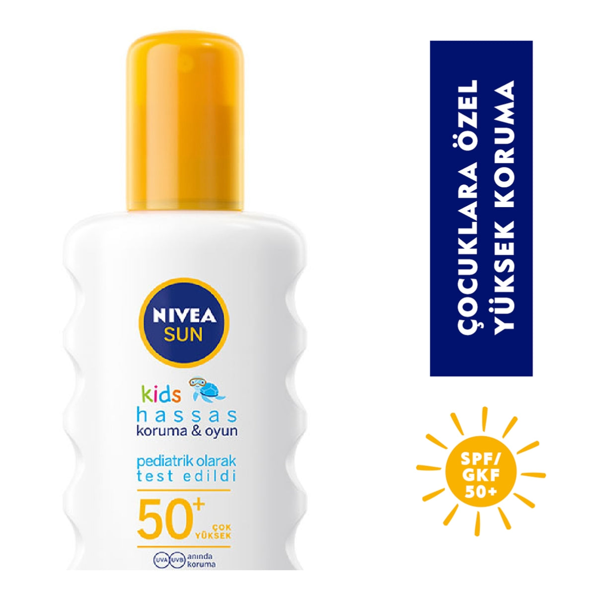 Çocuk Güneş Spreyi Hassas Spf50 200 ml