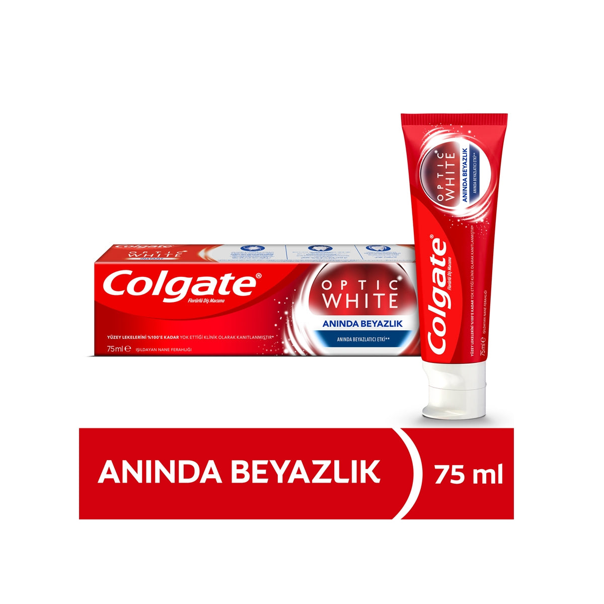 Optik Beyaz Anında Beyazlık Diş Macunu 75 ml