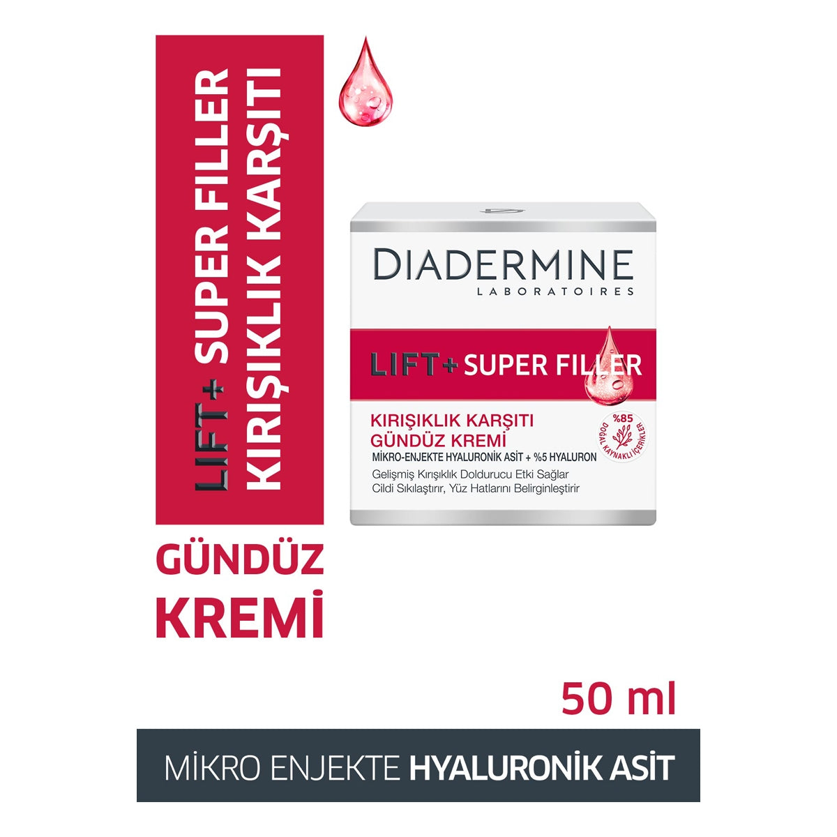 Superfiller Hyaluron Etkili Kırışık Karşıtı Gündüz Kremi 50 ml