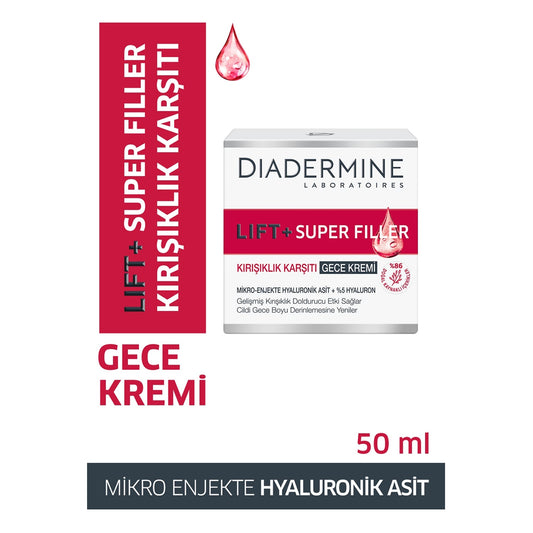 Superfiller Hyaluron Etkili Kırışık Karşıtı Gece Kremi 50 ml