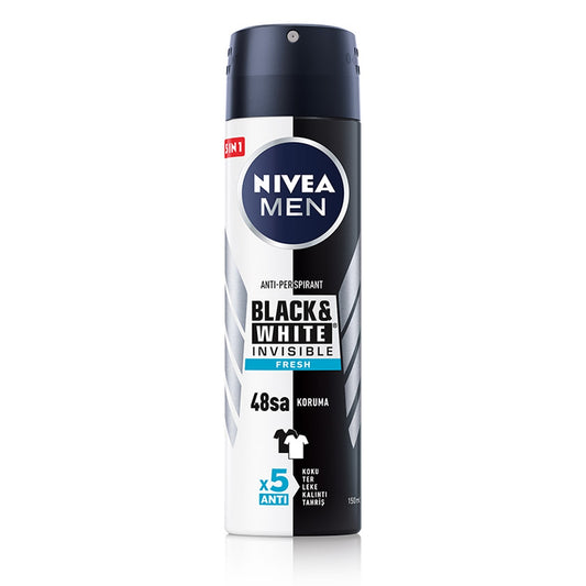 İnvisble Black&White Fresh Erkek Deo Sprey 150 ml