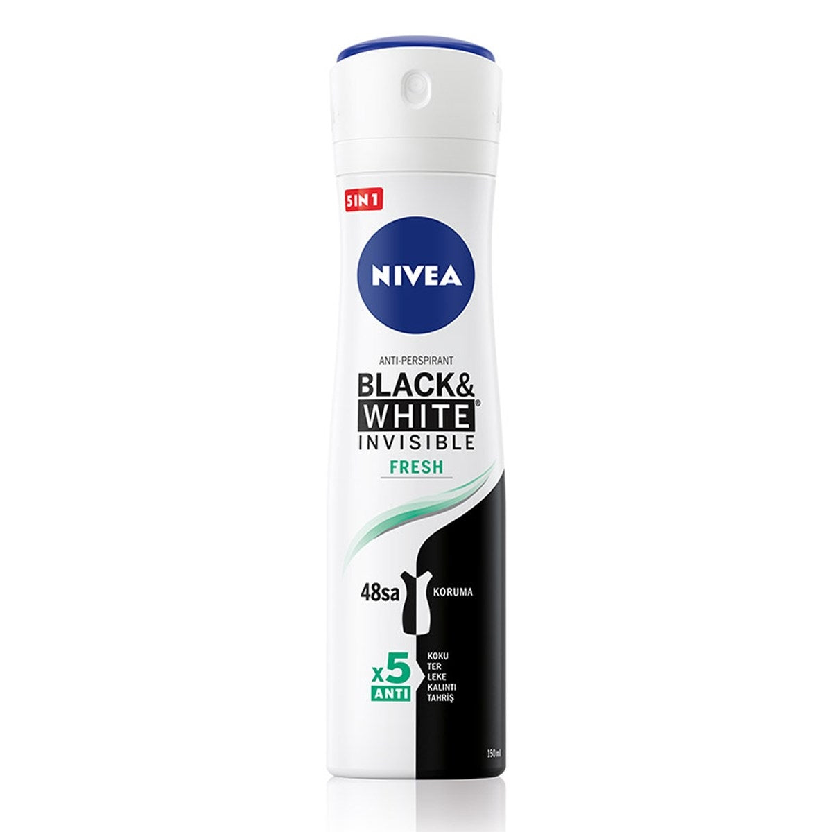 İnvisble Black&White Fresh Bayan Deo Sprey  150 ml