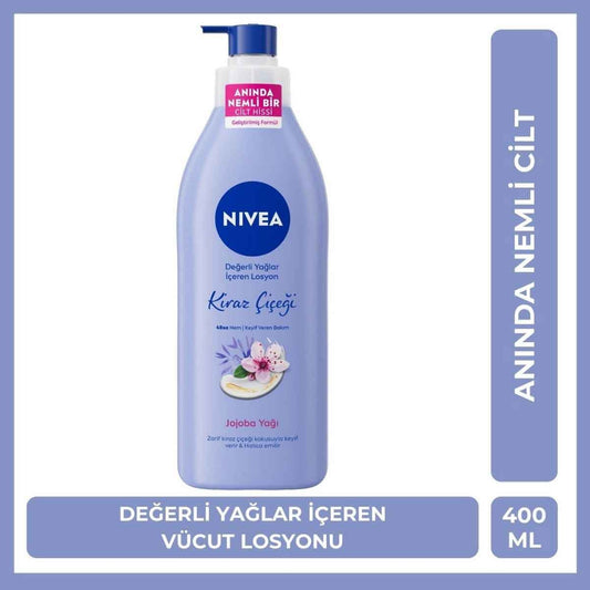 Kiraz Çiçeği ve Jojoba Yağı Özlü Vücut Losyonu 400 ml