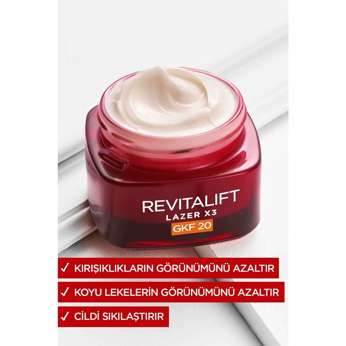 Revitalift Lazer X3 Leke Ve Kırışıklık Karşıtı Bakım Gkf20 50ml Revitalift Lazer X3 Leke Ve Kırışıklık Karşıtı Bakım Gkf20 50ml