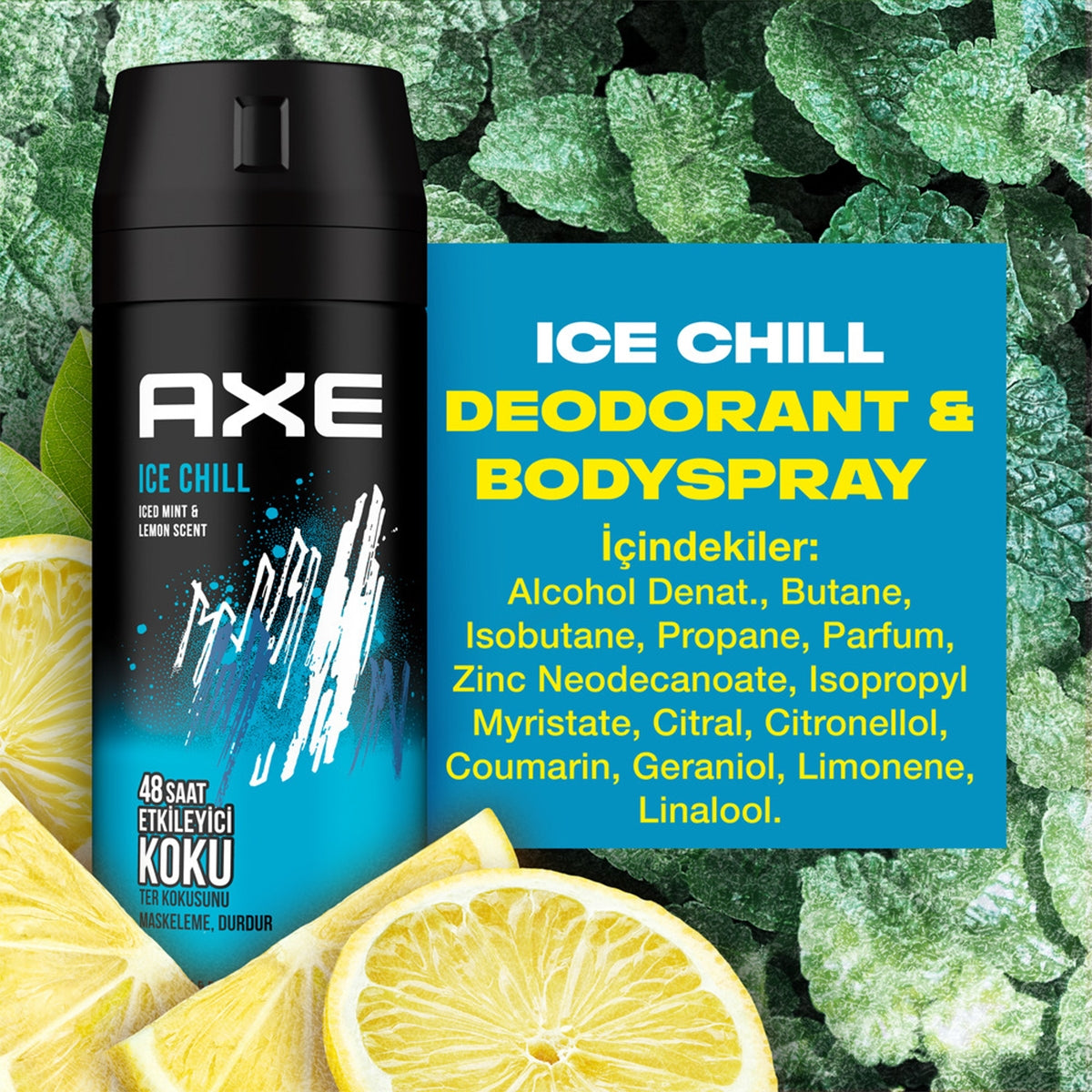 AXE Erkek Deo Sprey Ice Chill 150 ML