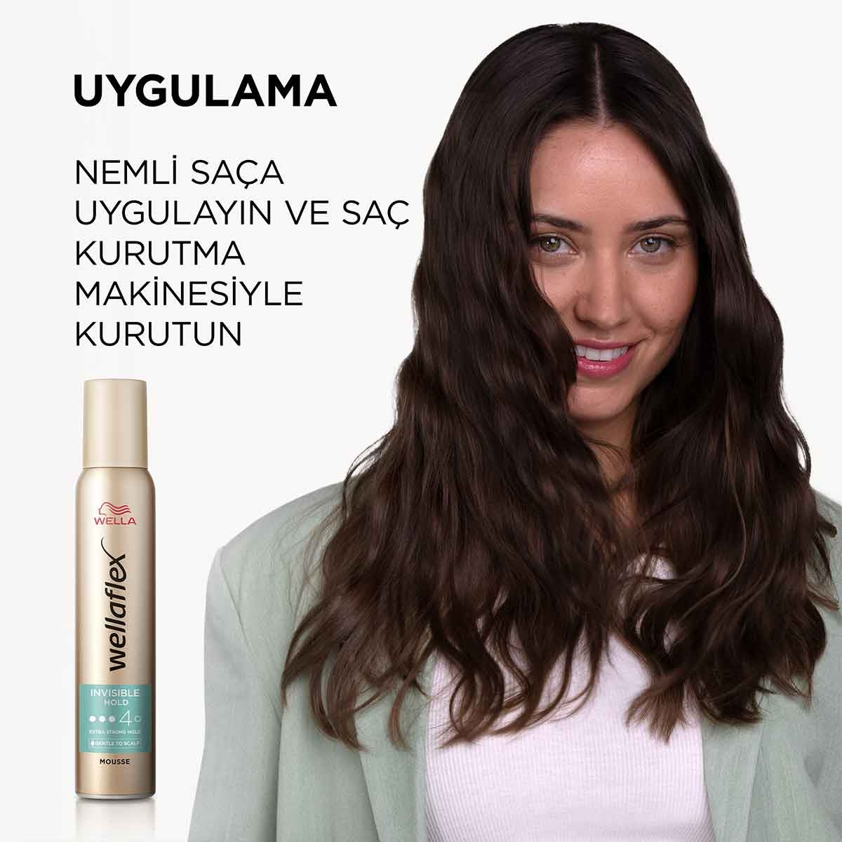 Wellaflex Saç Köpüğü İnvisivle Hold Güçlü Tutuş 200 Ml