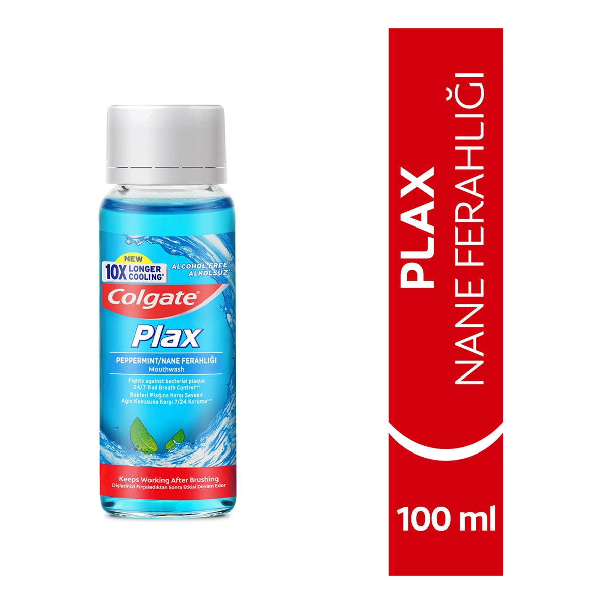 Plax Ağız Bakım Suyu Nane Ferahlığı 100 ml