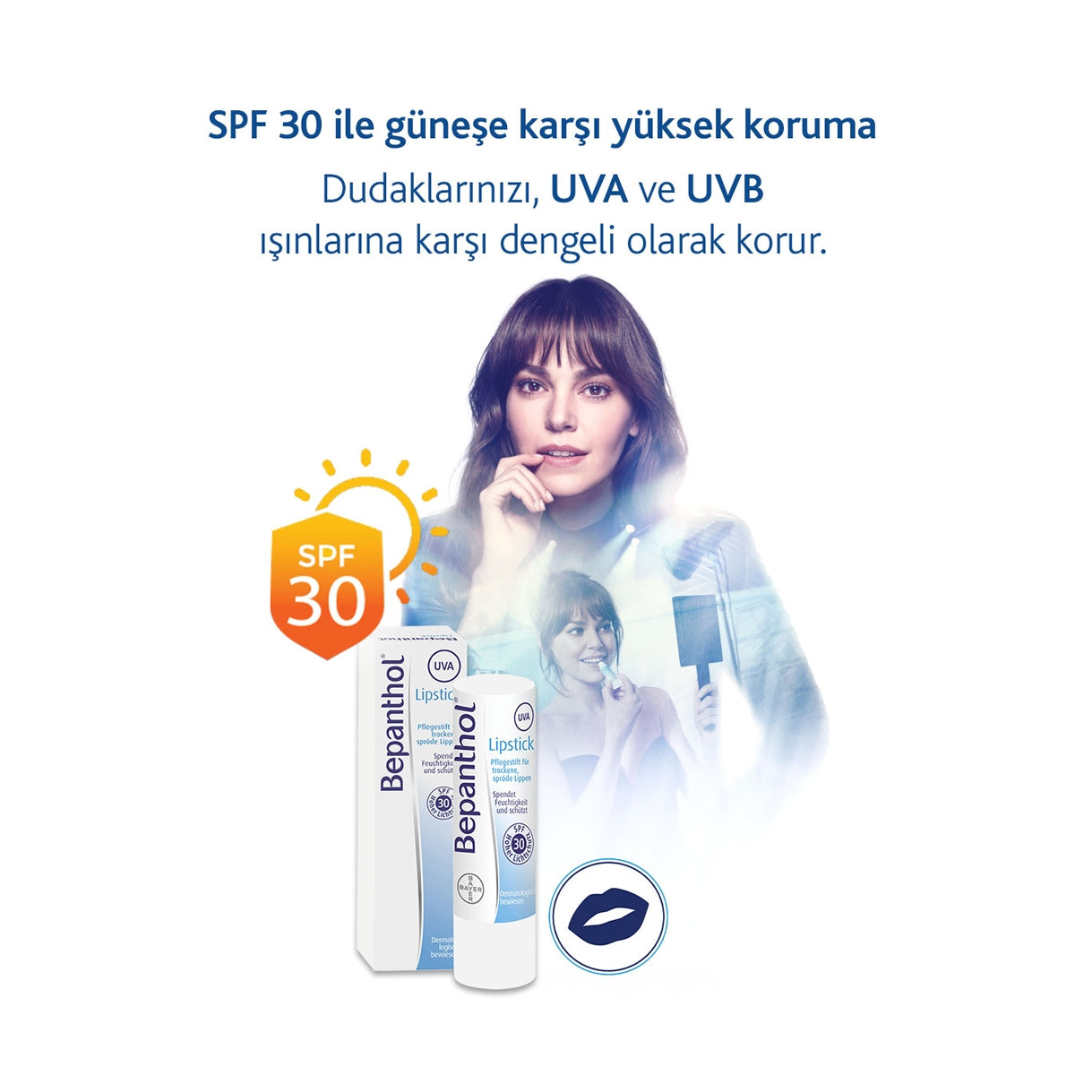 Dudak Bakım Kremi Güneş Koruyuculu Spf30 4,5 ml