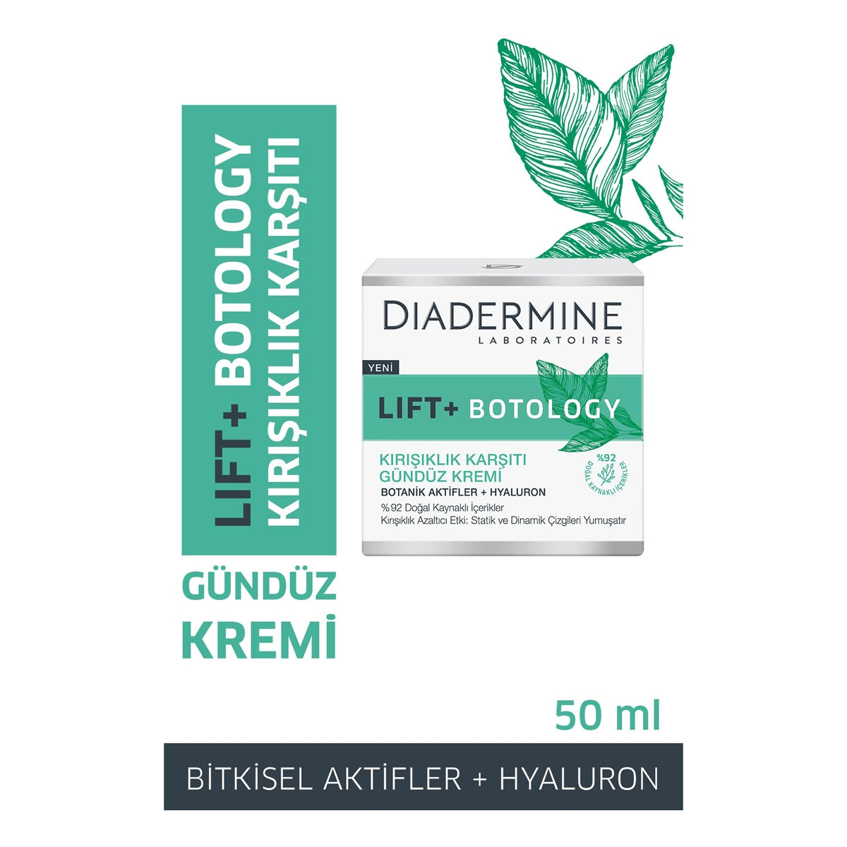 Lift+Botology Kırışıklık Karşıtı Gündüz Kremi 50ml