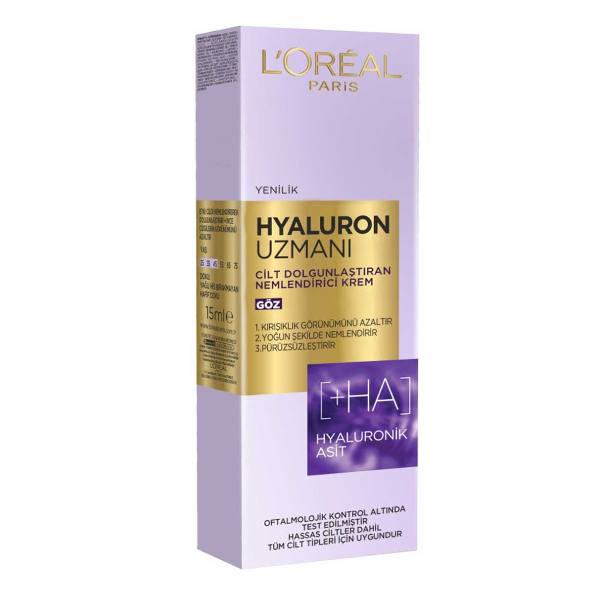 Hyaluron Uzmanı Göz Kremi 15 ml