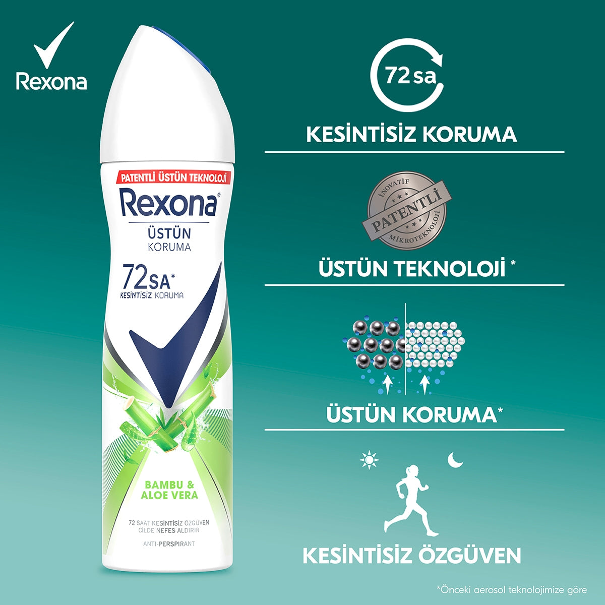 Aloe Vera Bamboo Kadın Deodorant Sprey 150 ml