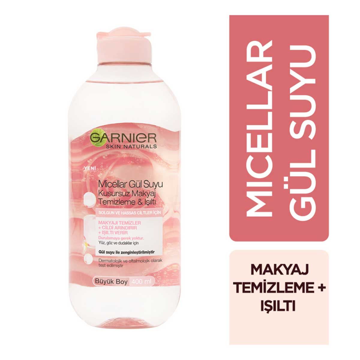 Micellar Gül Makyaj Temizleme Suyu 400 ml