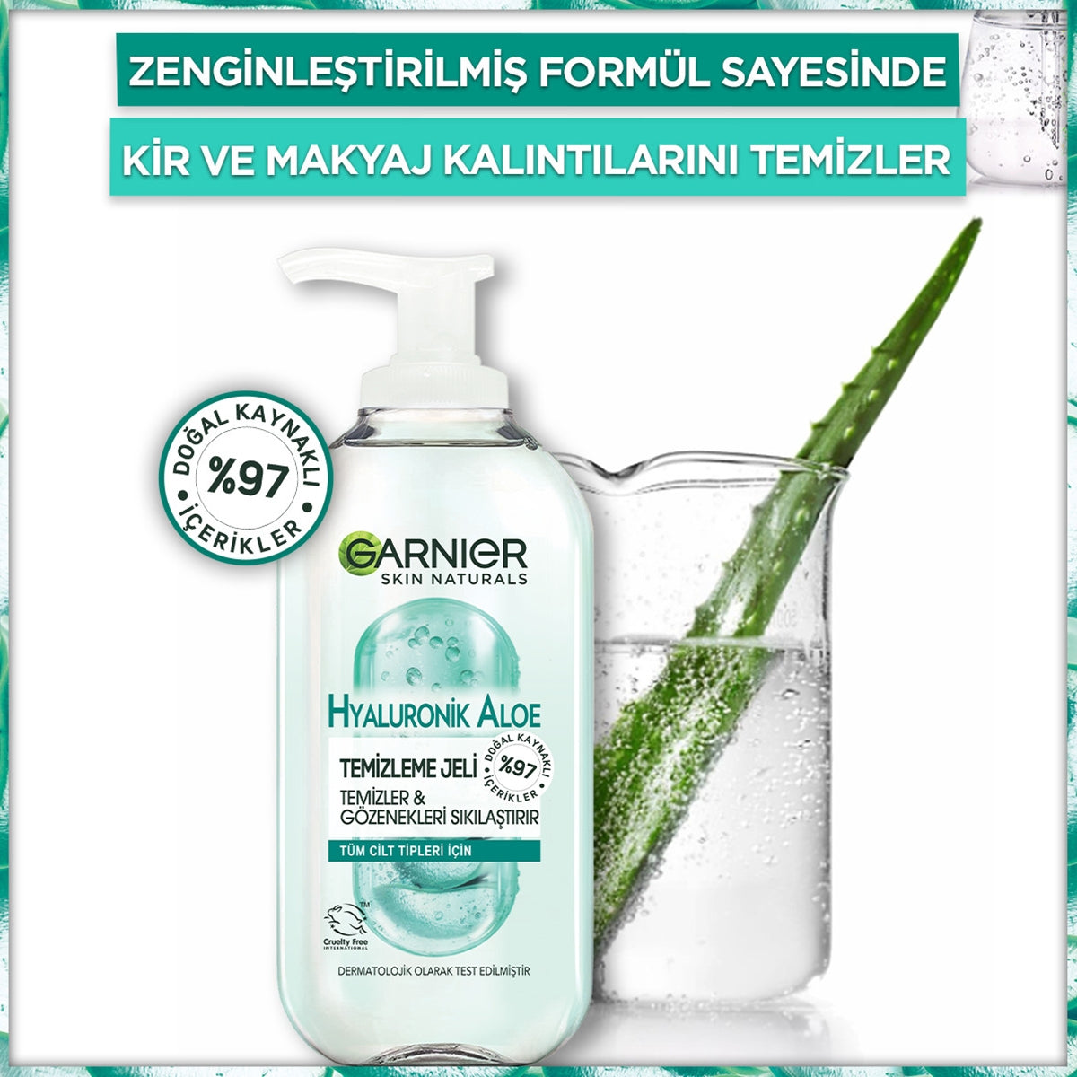 Yüz Temizleme Jeli Hyaluronik Aloe 200 ml