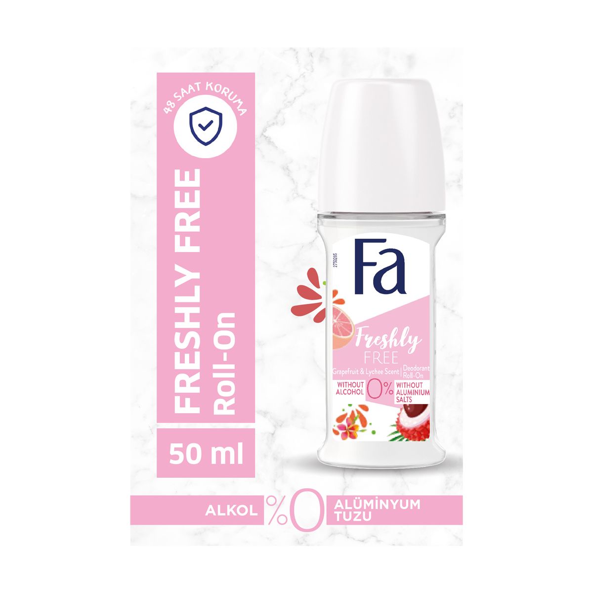 Fresh&Free Grape Fruit & Lychee Bayan Roll-On 50 ml