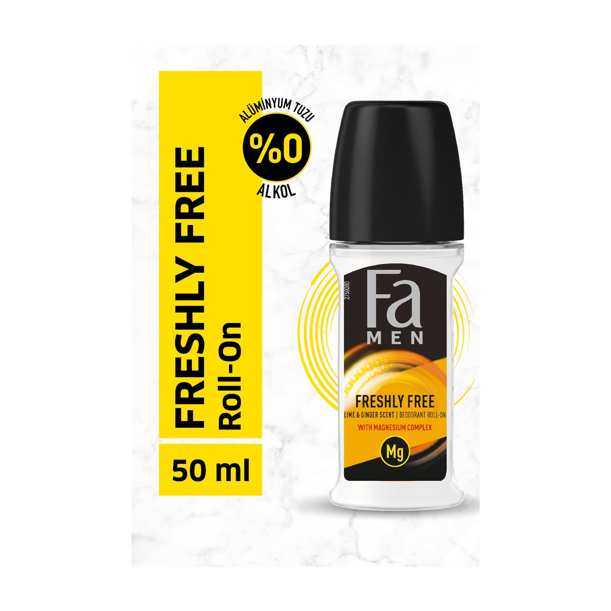 Men Fresh&Free Limer & Ginger Erkek Roll-On