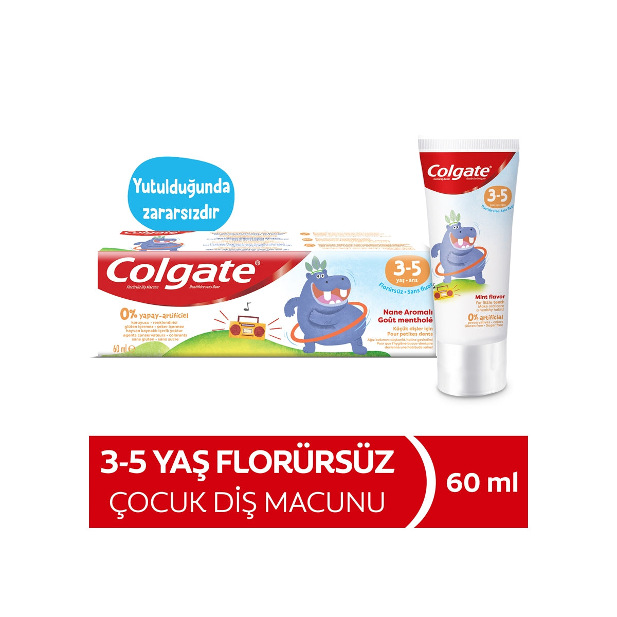 Diş Macunu Nane 3-5 Yaş 60 ml