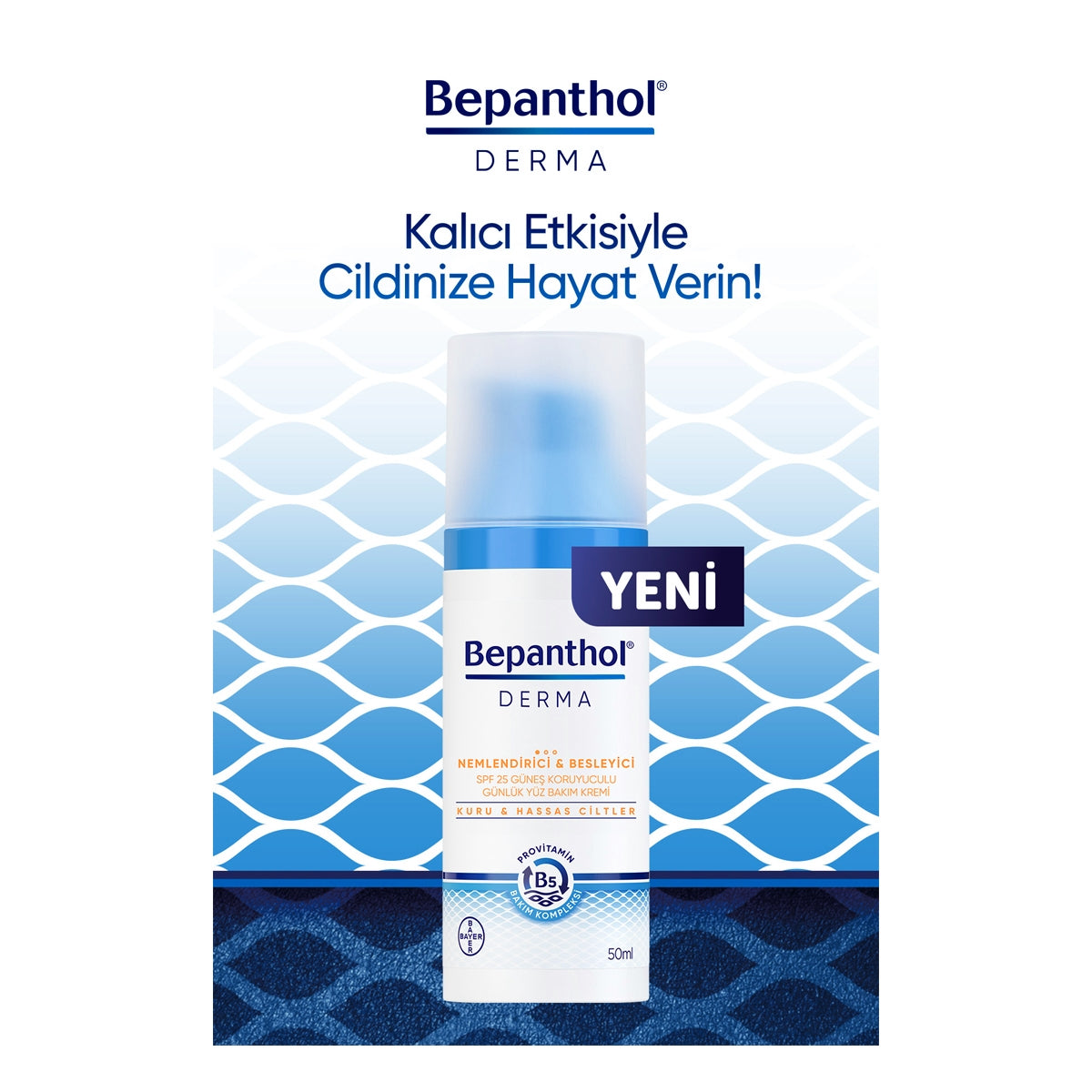 Derma Yüz Kremi Gündüz Spf25 50 ml