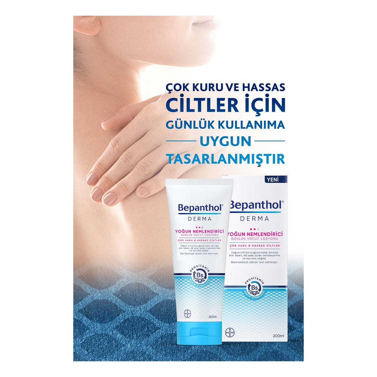 Derma Yoğun Nemlendirici Günlük Vücut Losyonu 200 ml