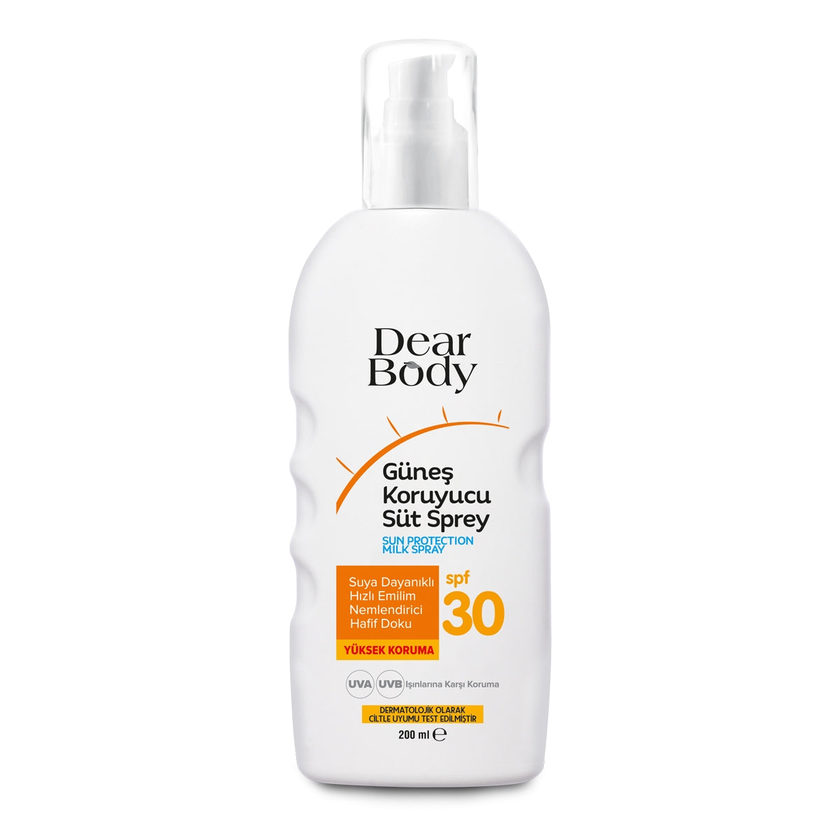 Güneş Koruyucu Süt Sprey SPF30 200 ML