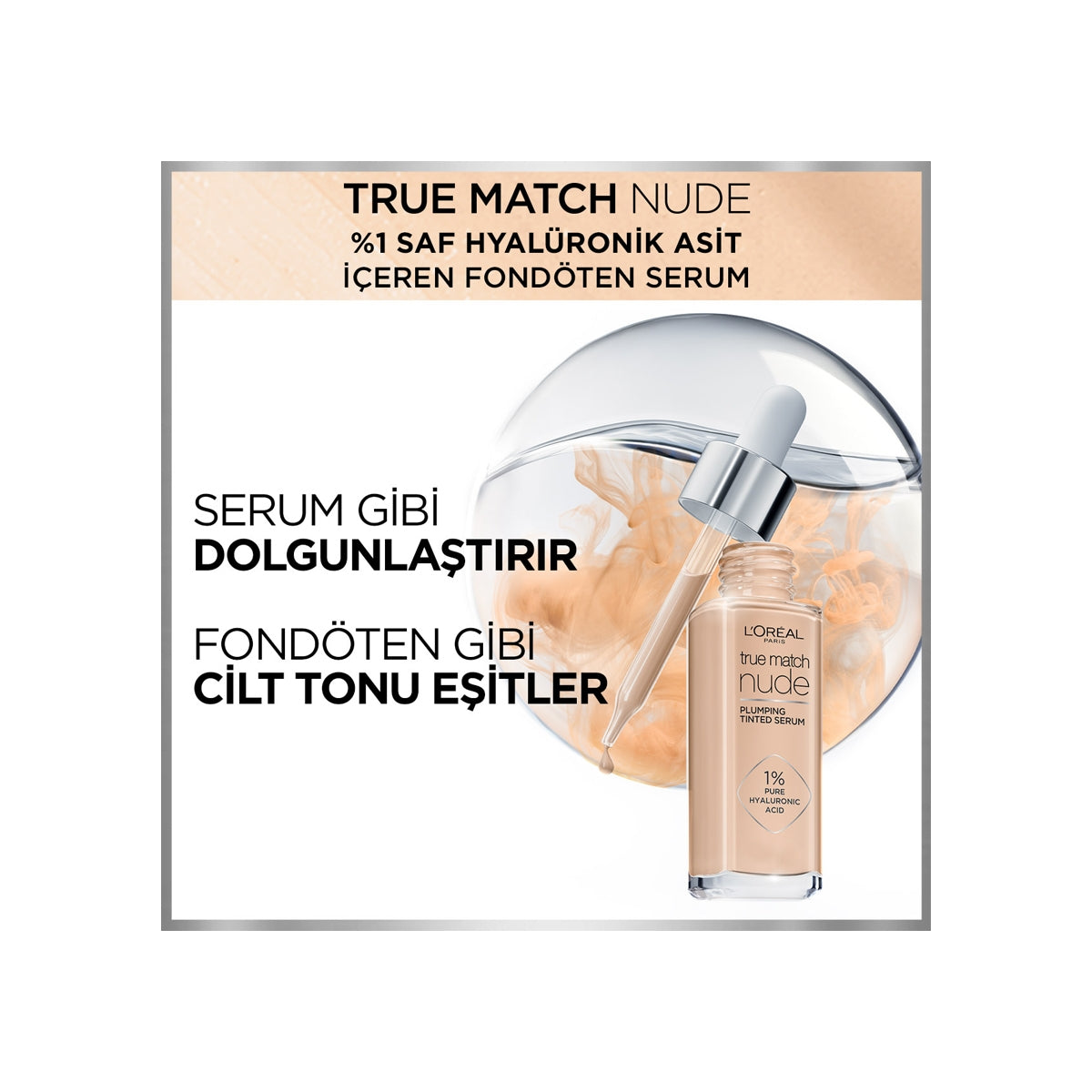 True Match Nude Fondöten Serum 0,5-2 Very Light