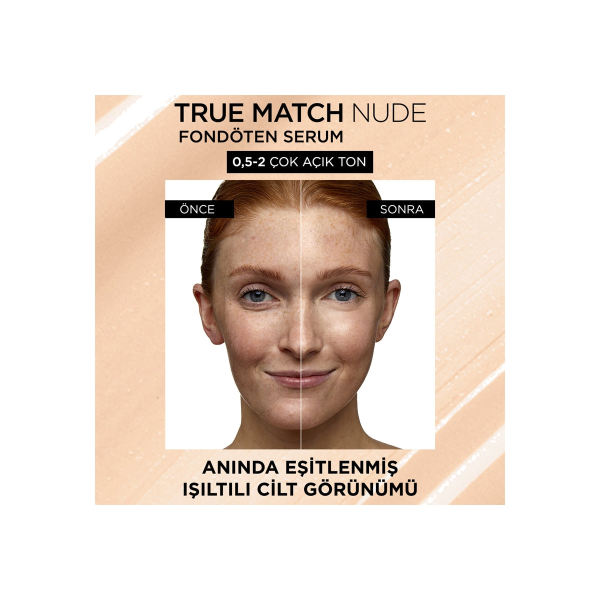 True Match Nude Fondöten Serum 0,5-2 Very Light