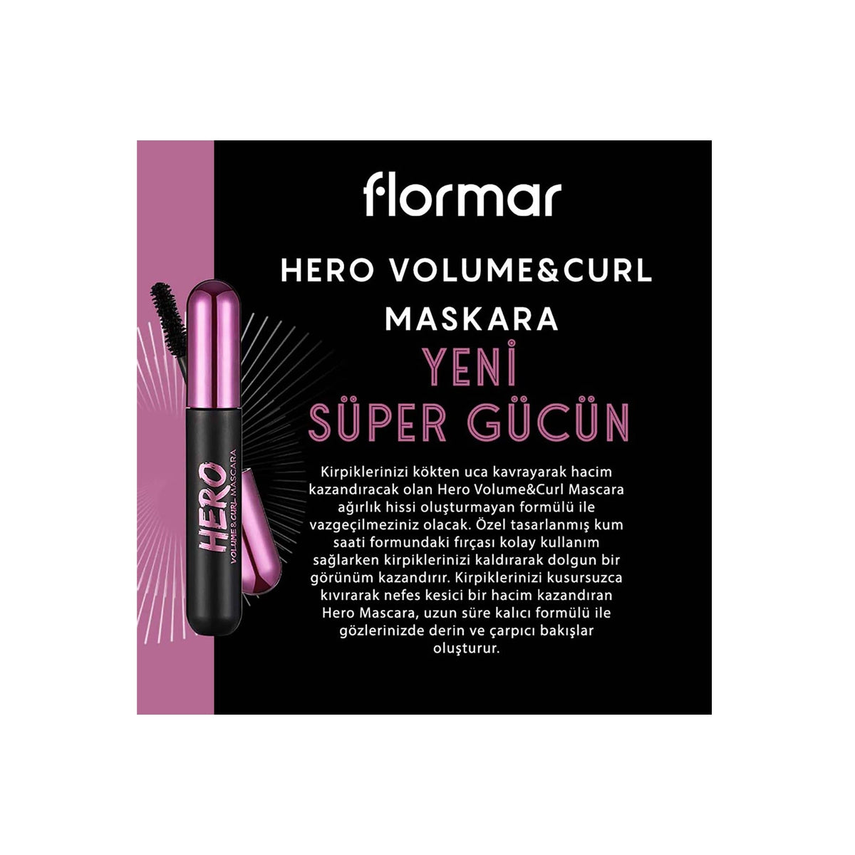 Hero Volume&Curl Maskara