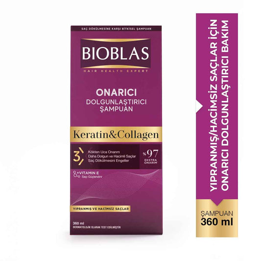 Kolajen&Keratin Dolgunlaştırıcı ve Onarıcı Şampuan 360 ml