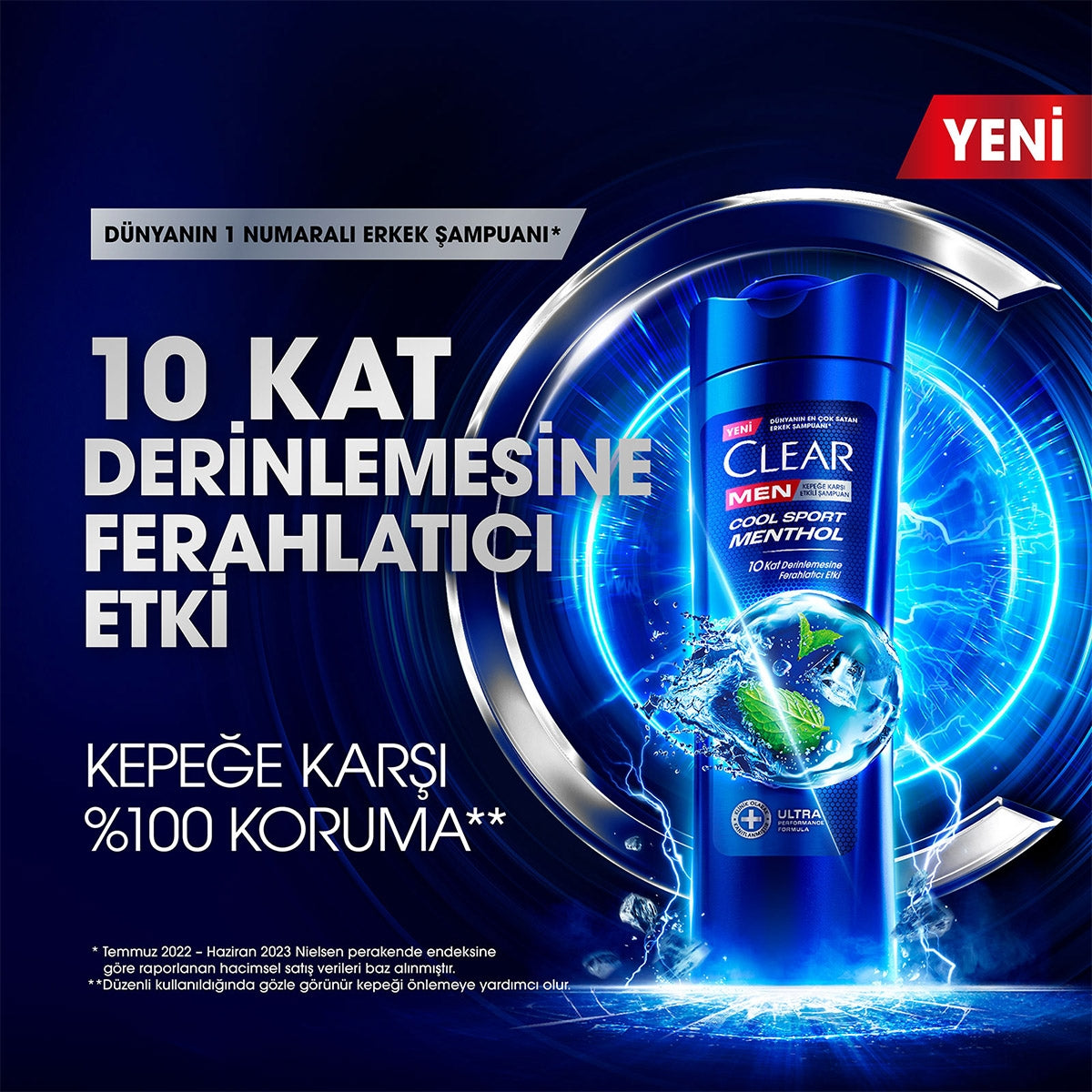 Şampuan Men Cool Sport Menthol 350 ml