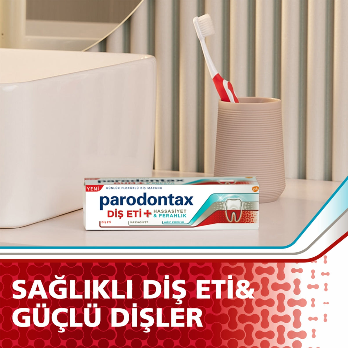 Diş Eti + Hassasiyet ve Ferahlık Beyazlatıcı Diş Macunu 75 ml