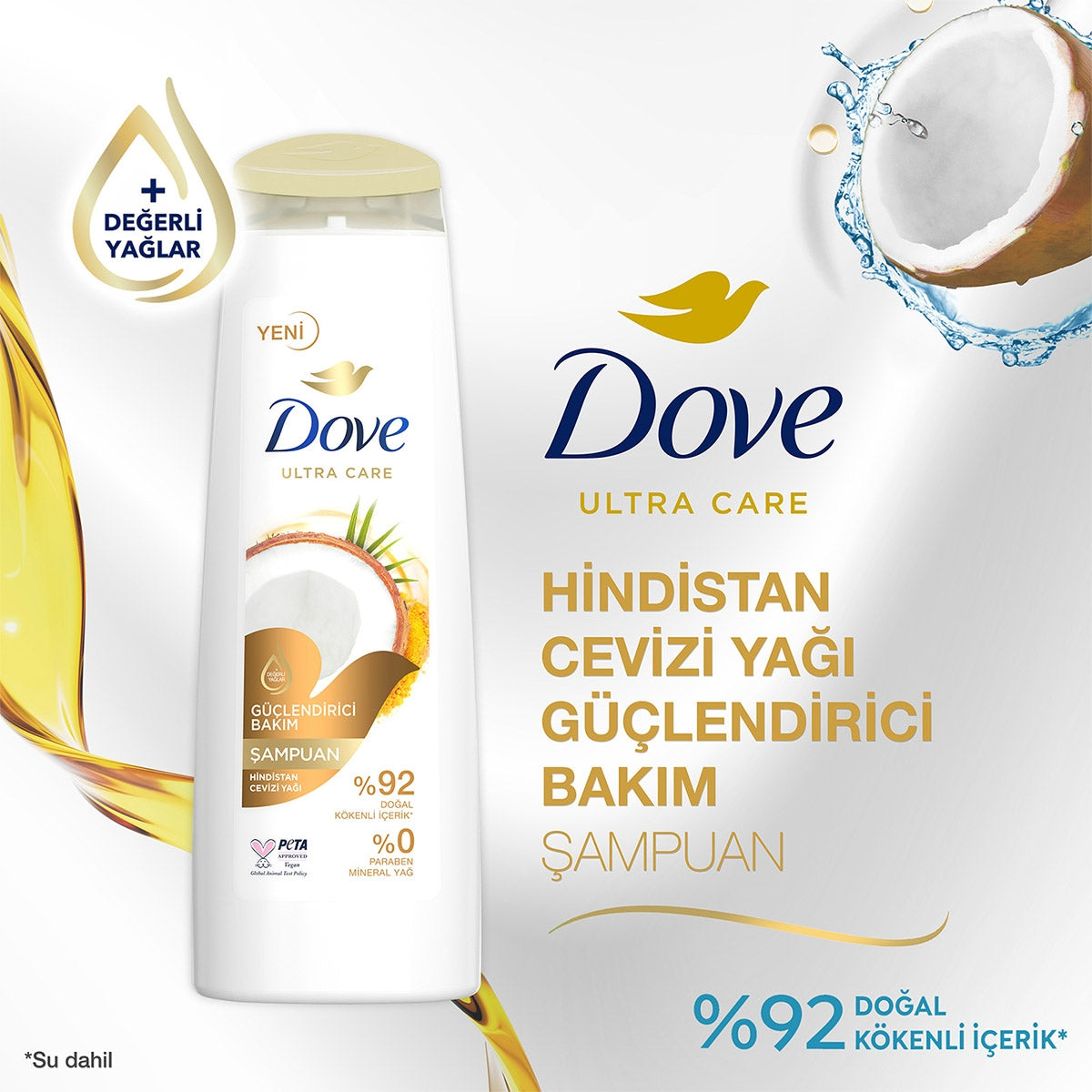 Şampuan Hindistan Cevizi Yağı Özlü 400 ml