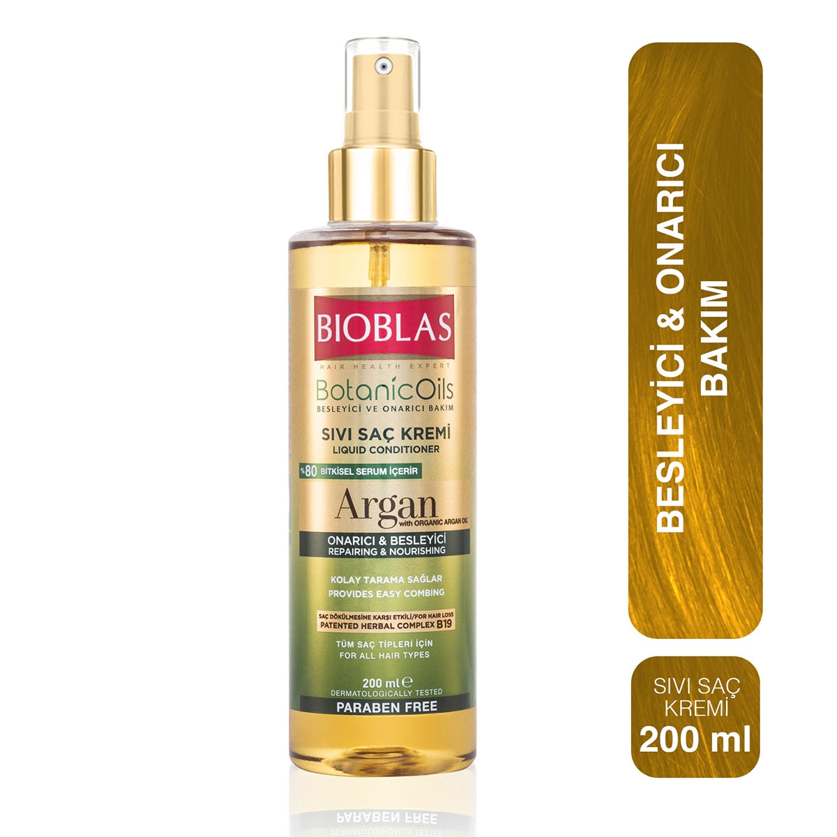 Bioblas Botanic Oils Argan Yağlı Sıvı Saç Kremi 200 ml