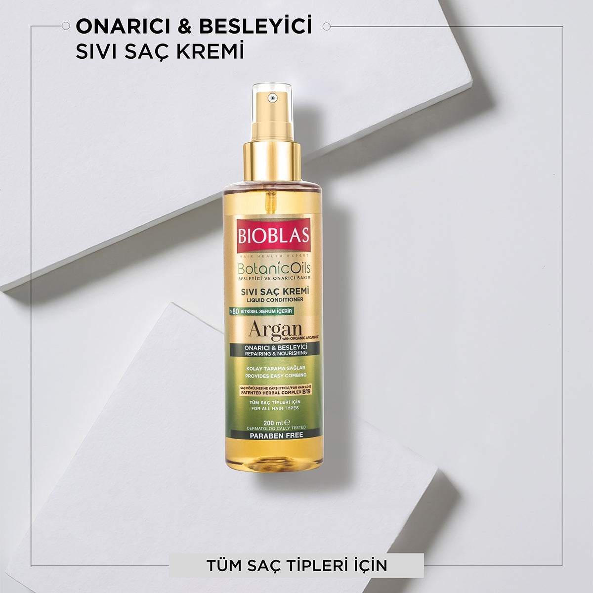 Bioblas Botanic Oils Argan Yağlı Sıvı Saç Kremi 200 ml