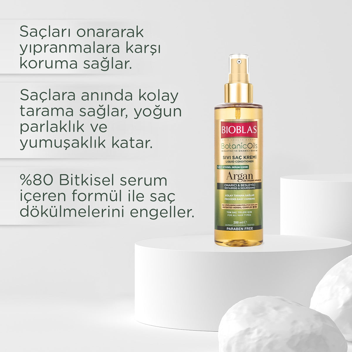 Bioblas Botanic Oils Argan Yağlı Sıvı Saç Kremi 200 ml