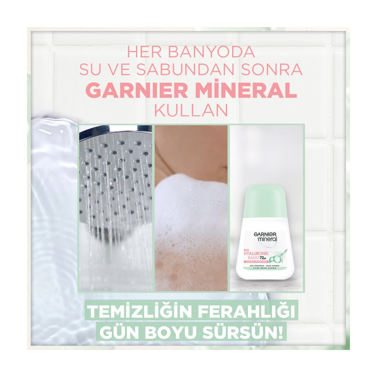 Kadın Roll On Mineral Hyaluronik Bakım 50 ml