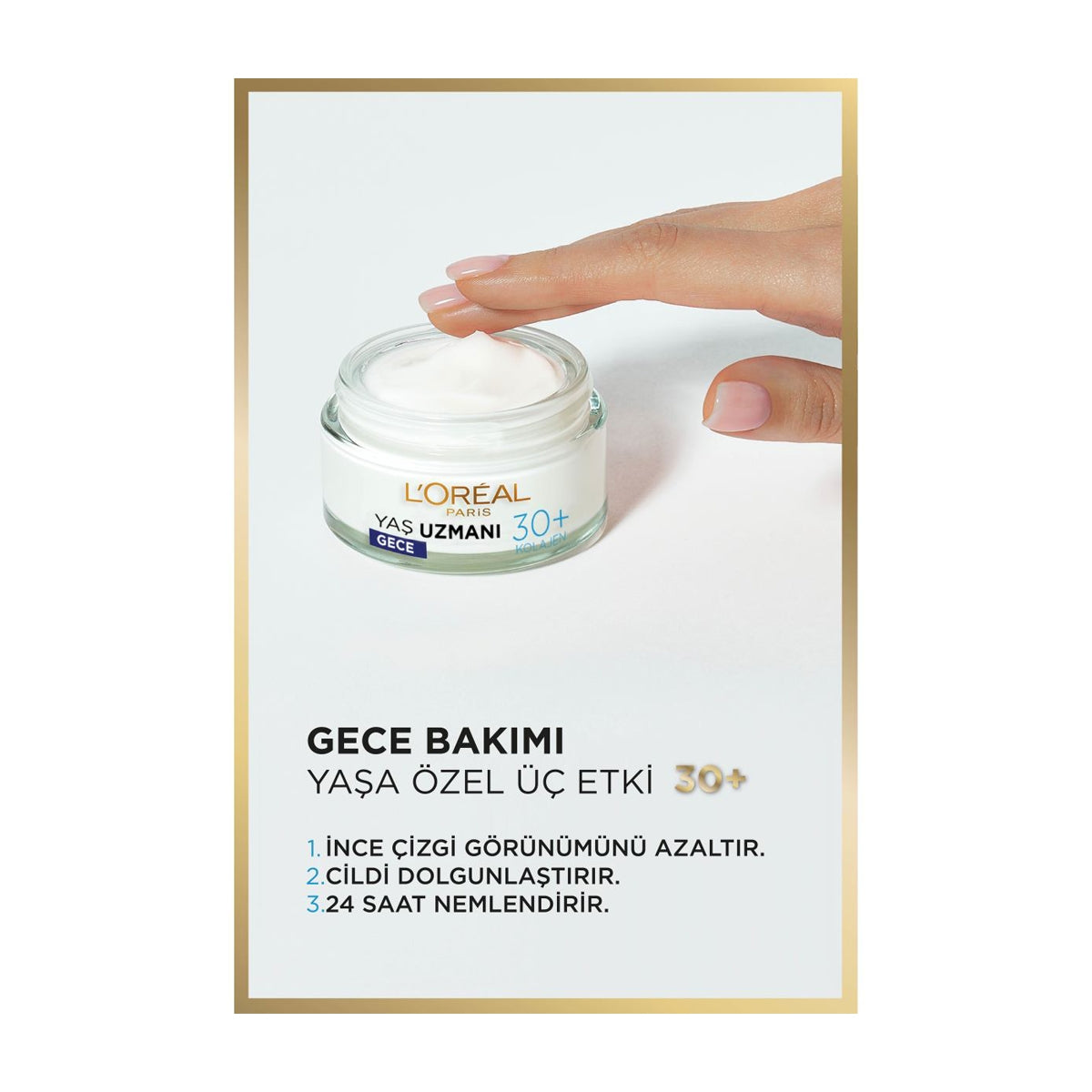 Yaş Uzmanı 30+ Nemlendirici Krem Gece 50 ml