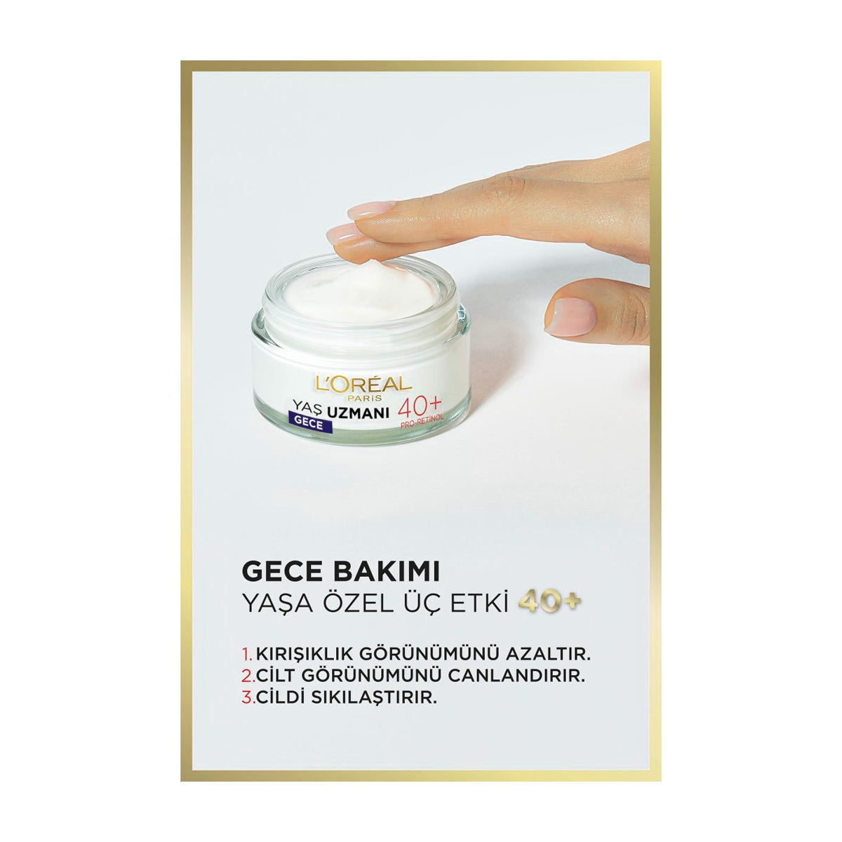 Yaş Uzmanı Sıkılaştırıcı Gece Kremi 40+ 50 ml