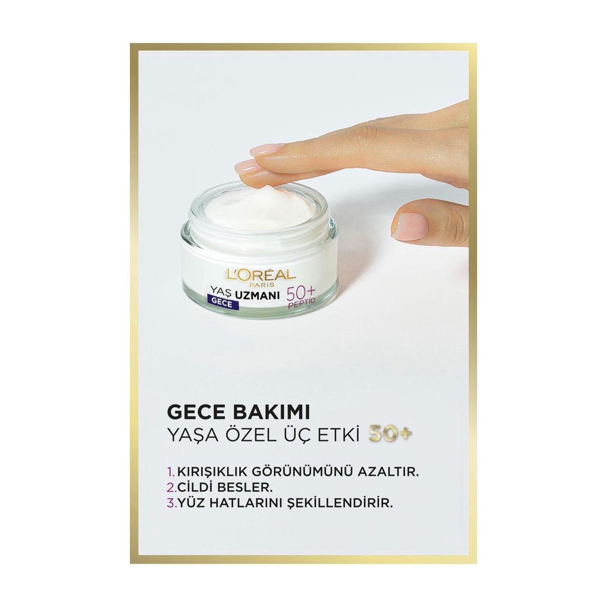 Yaş Uzmanı Yenileyici Gece Kremi 50+ 50 ml