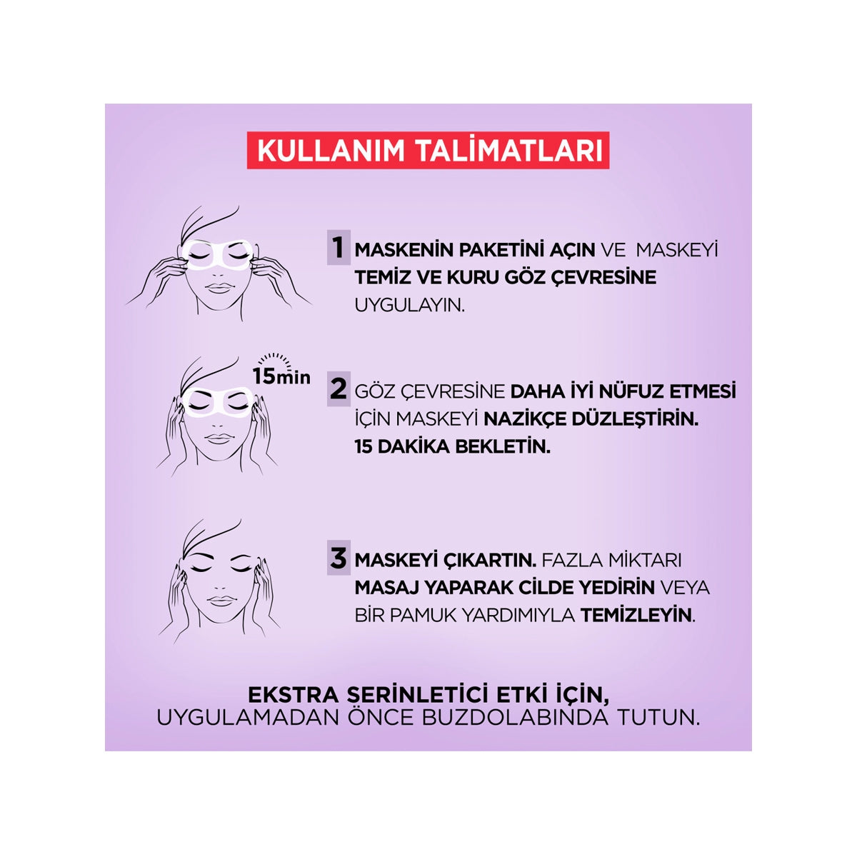 Revitalift Filler Kağıt Göz Maskesi