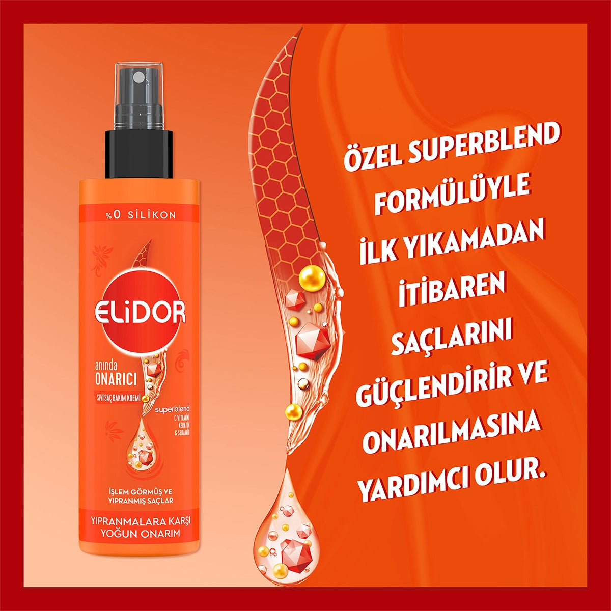 Sıvı Saç Kremi Onarıcı 200 ml