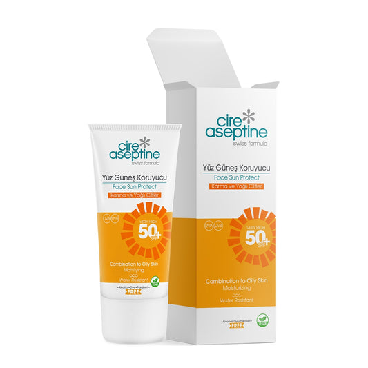 Güneş Koruyucu Yüz Kremi Karma ve Yağlı Ciltler SPF50 50 ml