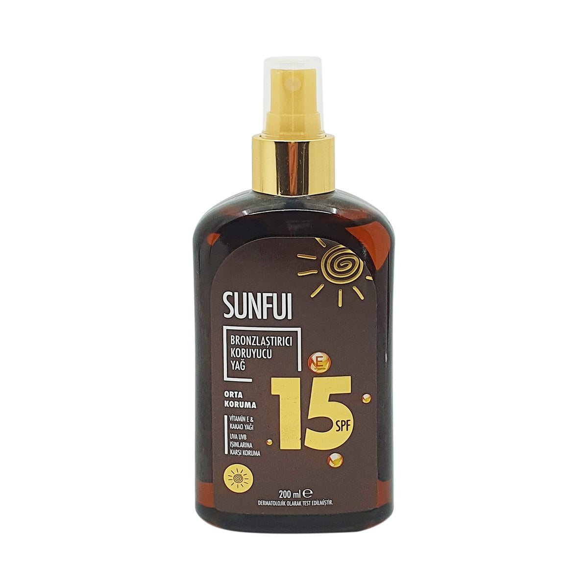 Bronzlaştırıcı Koruyucu Yağ SPF 15 200 ml