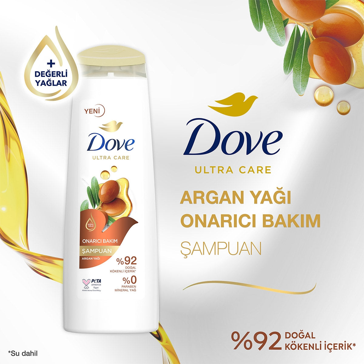 Şampuan Argan Yağı Yoğun ve Onarıcı Bakım 400 ml