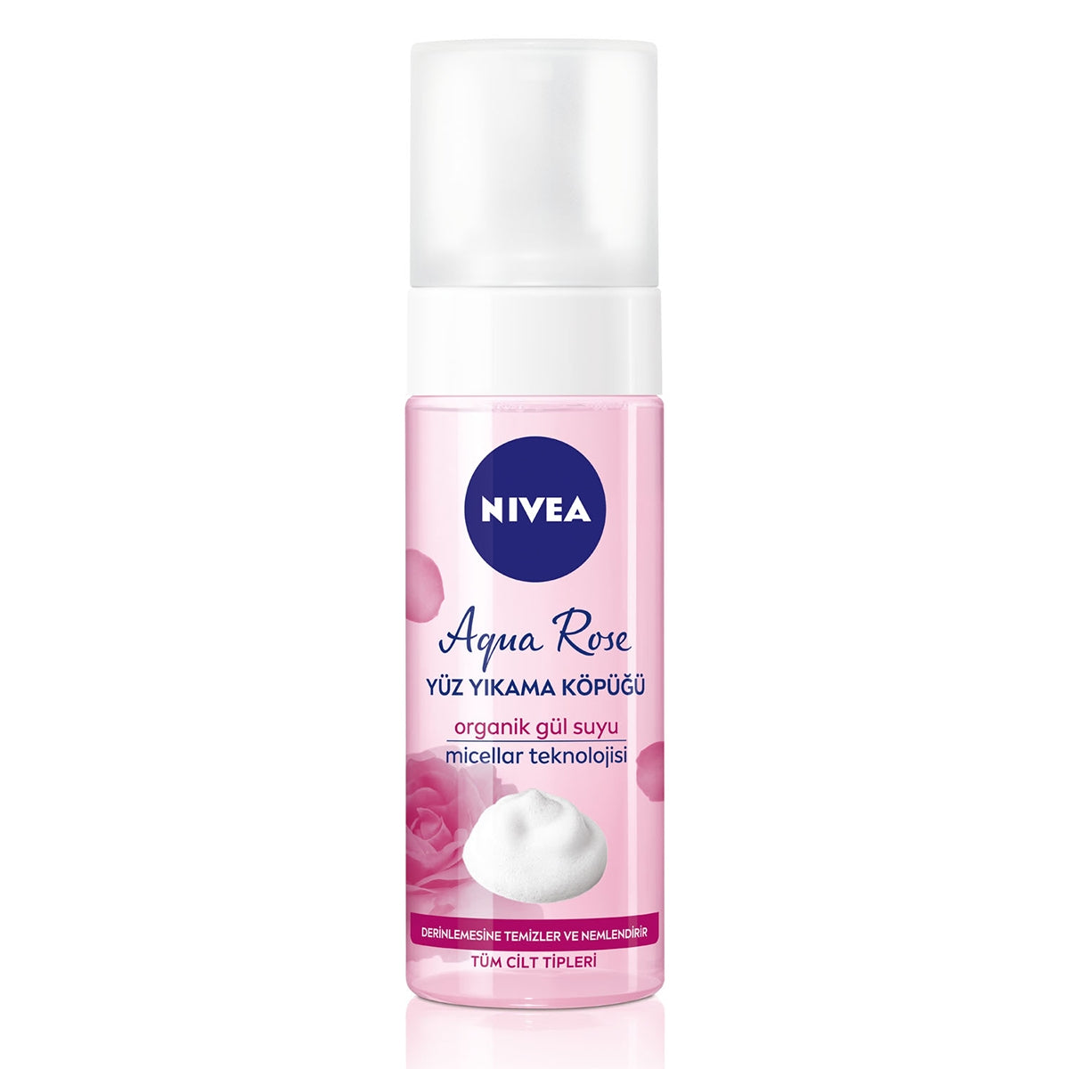 Yüz Temizleme Köpüğü Aqua Rose 150 ml