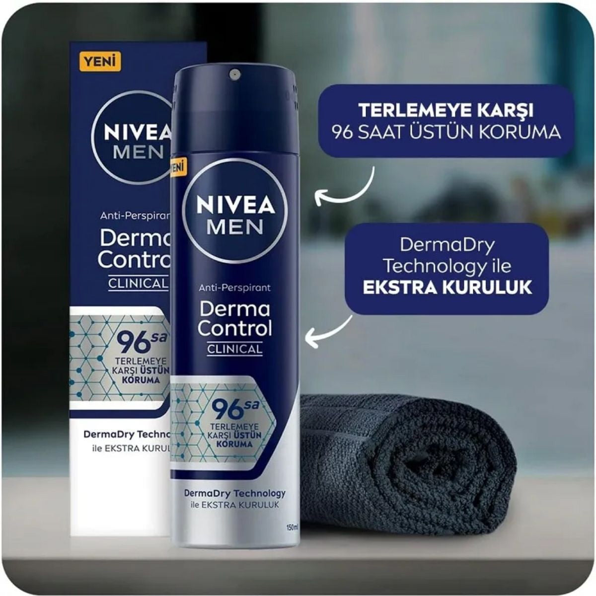 Erkek Deodorant Sprey Derma Protect Clinical 150 ml