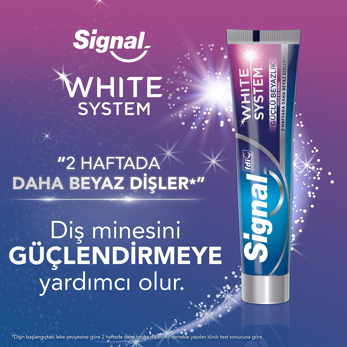 Diş Macunu White System Güçlü Beyazlık 75 ml