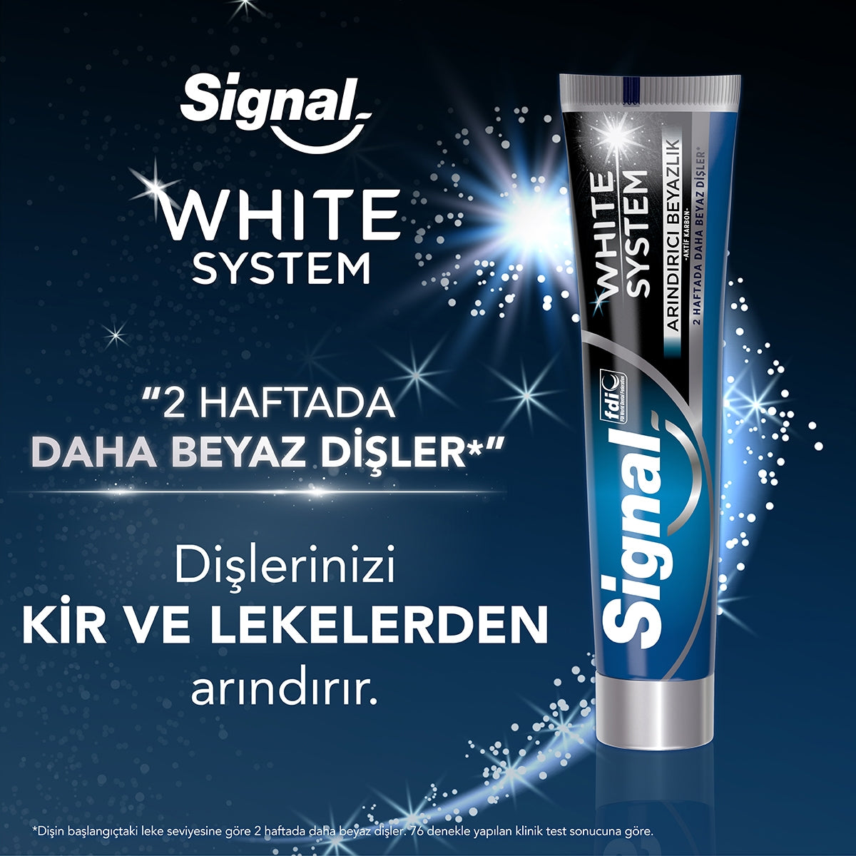 Diş Macunu White System Arındırıcı Beyazlık 75 ml